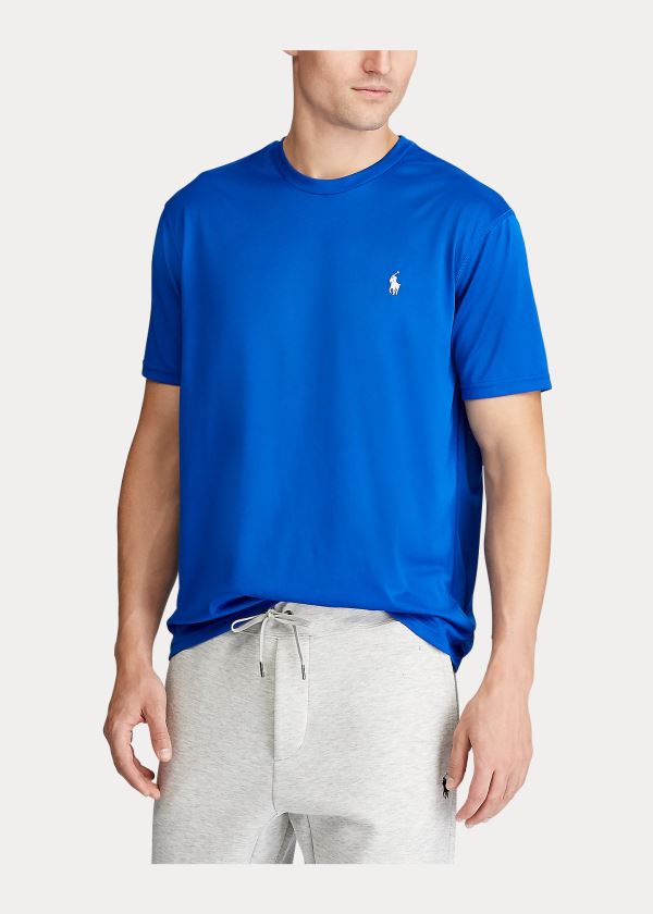 Ralph Lauren Performance Jersey T-Shirt Blankyt Královská Modrá | oB0mlNo6