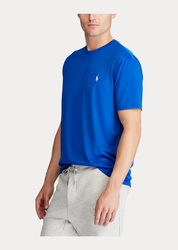Ralph Lauren Performance Jersey T-Shirt Blankyt Královská Modrá | oB0mlNo6