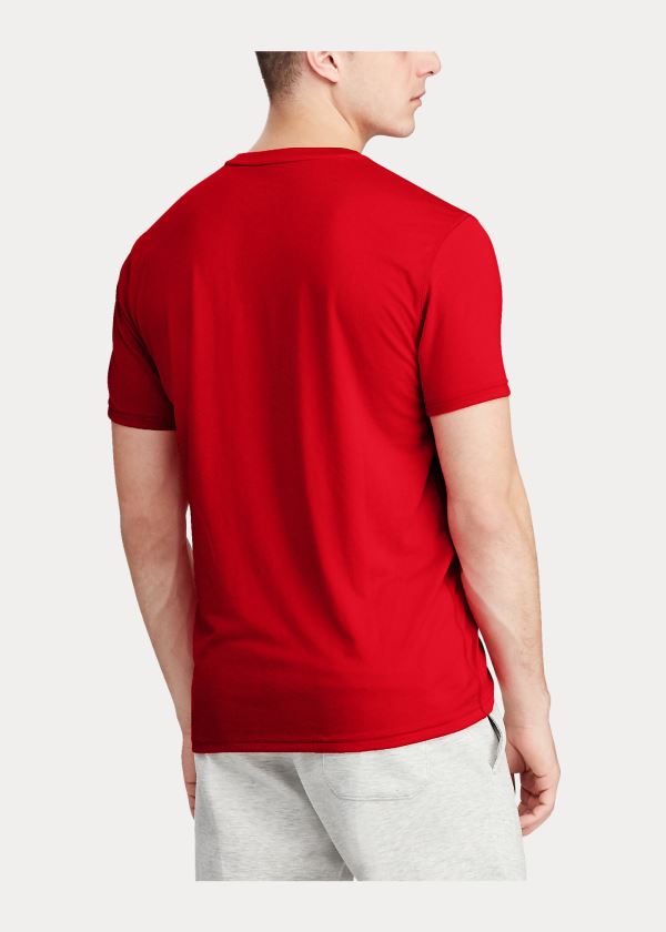 Ralph Lauren Performance Jersey T-Shirt Červené | t6JVh6Cl