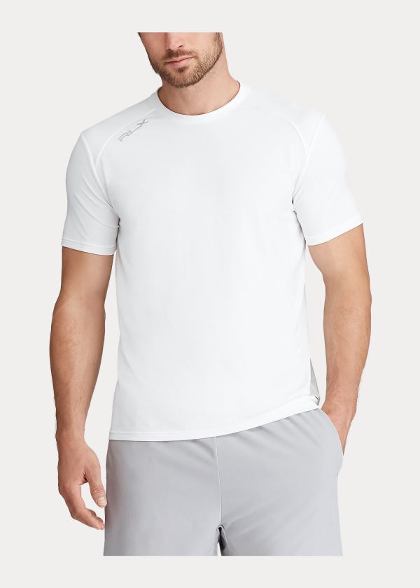 Ralph Lauren Performance Jersey T-Shirt Bílé | wfKH4S7I