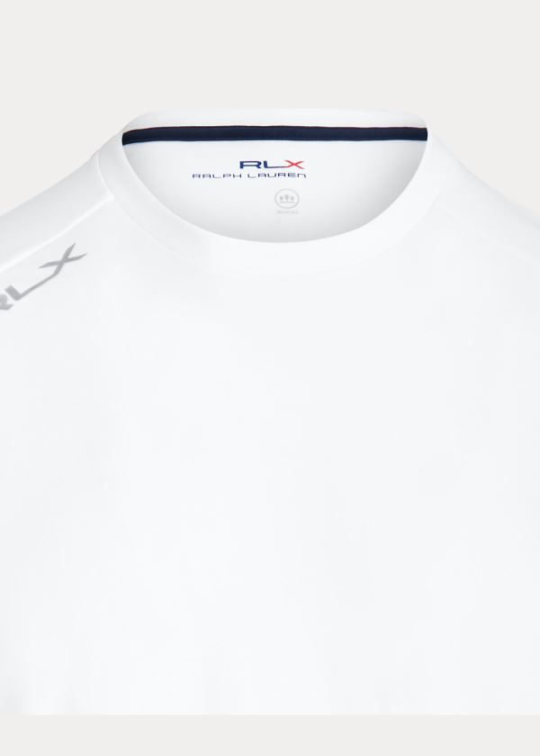 Ralph Lauren Performance Jersey T-Shirt Bílé | wfKH4S7I