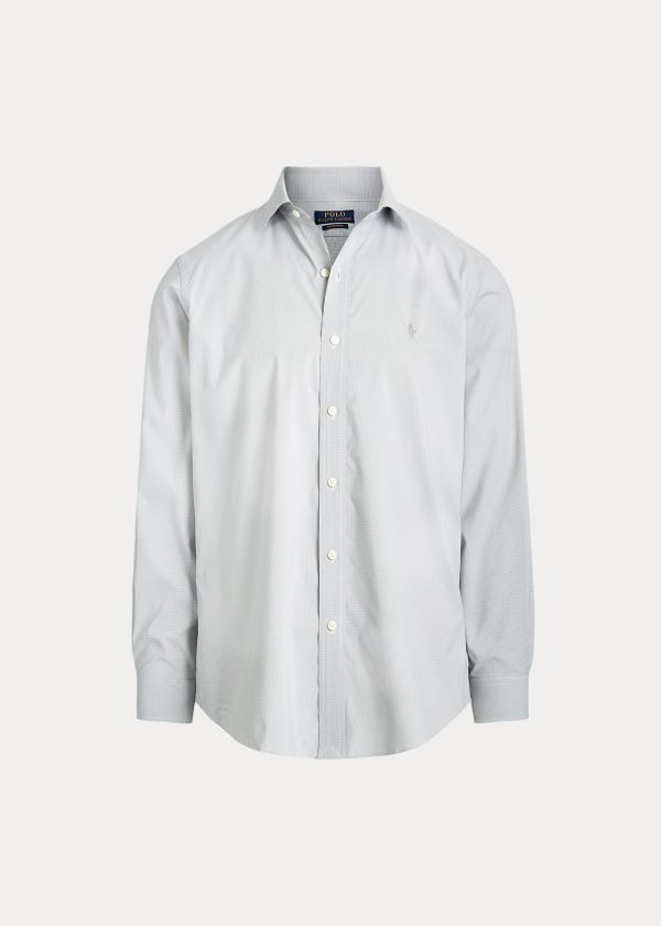 Ralph Lauren Performance Stretch Shirt Šedé Bílé | VbymHDU6
