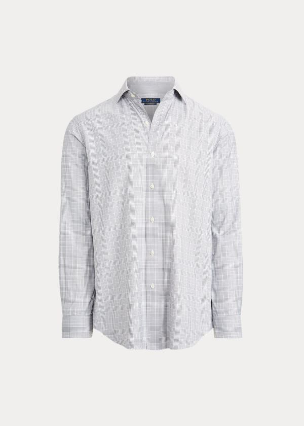 Ralph Lauren Performance Twill Shirt Šedé Fialové | l2hI3ttD