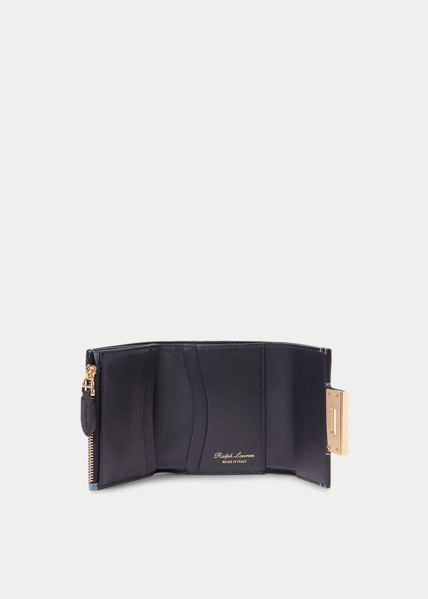 Ralph Lauren Petite Hinge-Lock Wallet Blankyt | EMPR1v4D