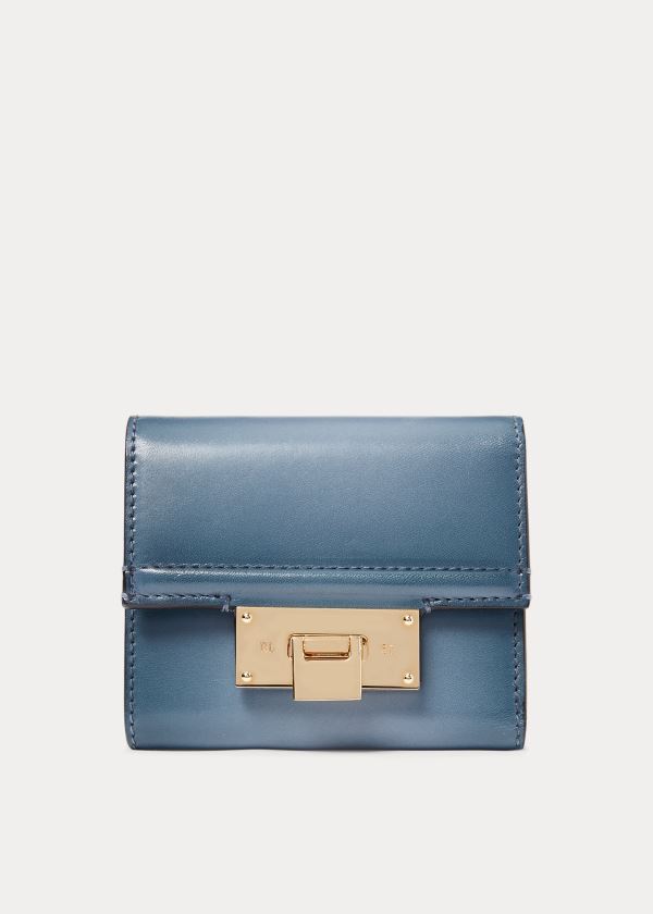 Ralph Lauren Petite Hinge-Lock Wallet Blankyt | EMPR1v4D