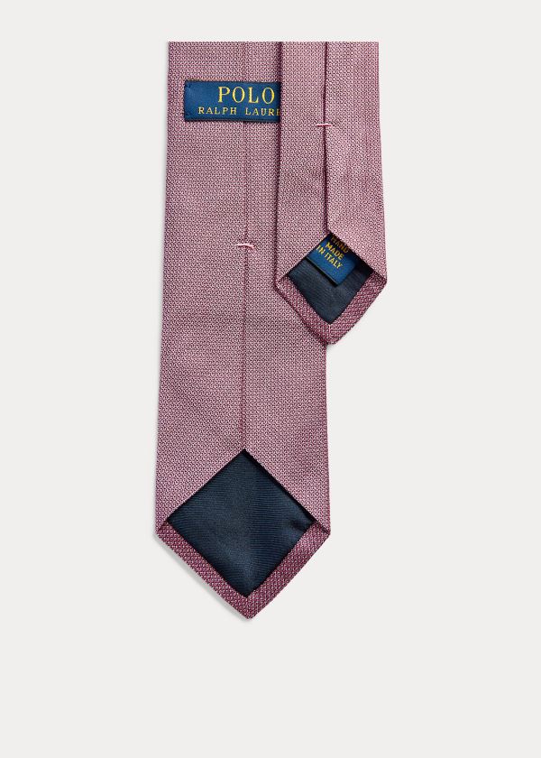 Ralph Lauren Pin Dot Silk Narrow Tie Růžové Bílé | 8WB25hL7