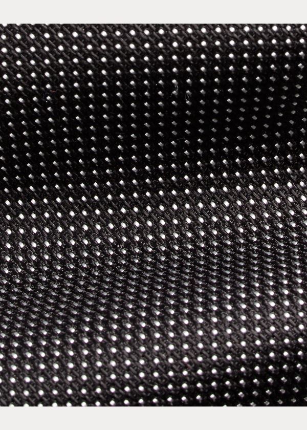 Ralph Lauren Pin Dot Silk Narrow Tie Černé Bílé | U2porWHT
