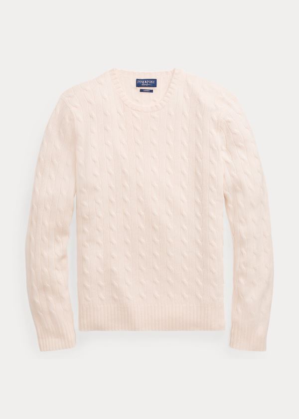 Ralph Lauren Pink Pony Cashmere Svetrové Růžové | iaIJDL4X