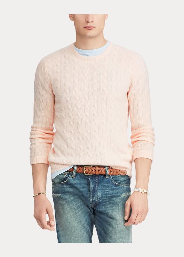 Ralph Lauren Pink Pony Cashmere Svetrové Růžové | iaIJDL4X