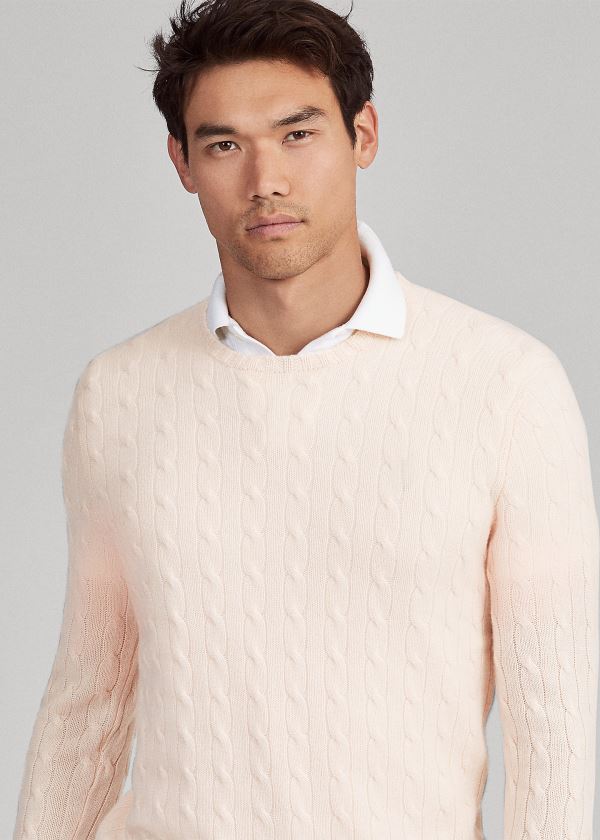 Ralph Lauren Pink Pony Cashmere Svetrové Růžové | iaIJDL4X