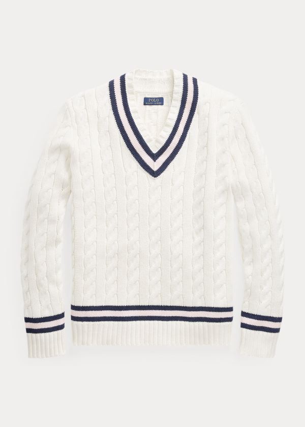 Ralph Lauren Pink Pony Cricket Svetrové Krém Tmavě Blankyt Růžové | t4PVuU1Y