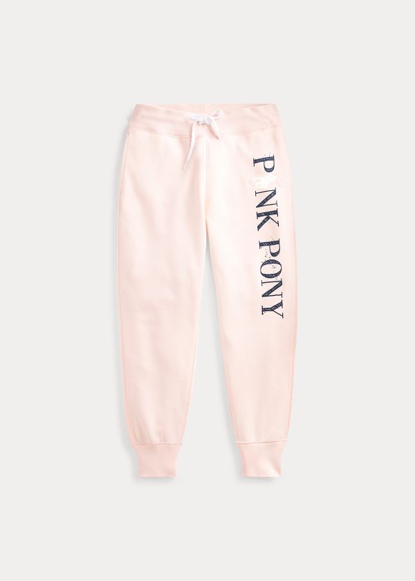 Ralph Lauren Pink Pony Fleece Sweatpant Růžové | wI8JnoFa