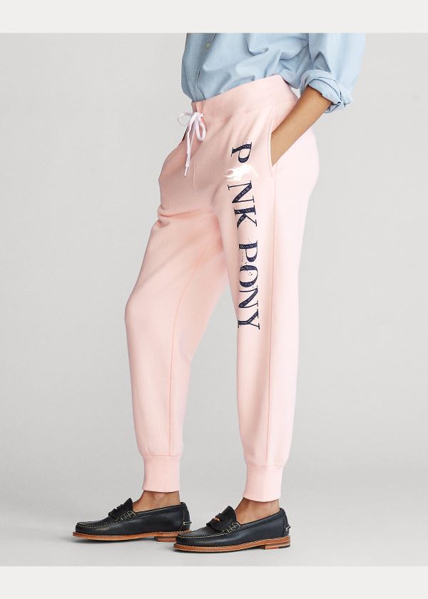 Ralph Lauren Pink Pony Fleece Sweatpant Růžové | wI8JnoFa