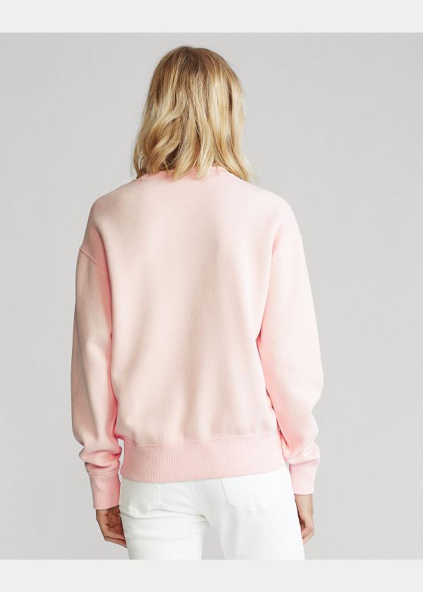 Ralph Lauren Pink Pony Fleece Sweatshirt Růžové | IvvxlJhJ