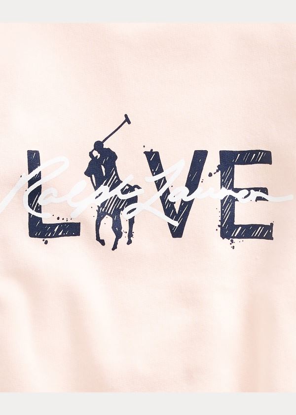Ralph Lauren Pink Pony Fleece Sweatshirt Růžové | IvvxlJhJ