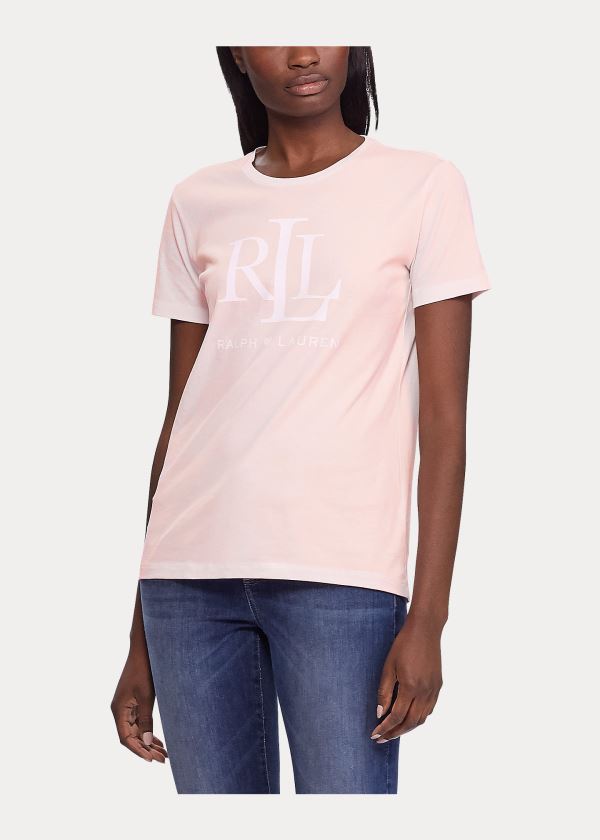Ralph Lauren Pink Pony LRL Jersey Tee Růžové | NDO7nkxK