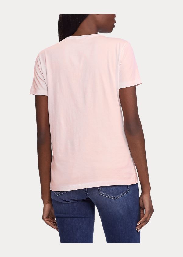 Ralph Lauren Pink Pony LRL Jersey Tee Růžové | NDO7nkxK