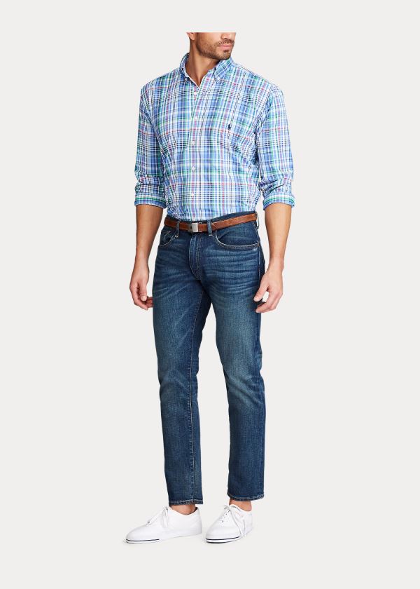 Ralph Lauren Plaid Performance Twill Shirt Blankyt Zelene Viacfarebný | NgdgqvHC