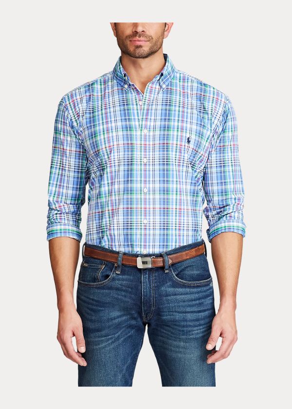 Ralph Lauren Plaid Performance Twill Shirt Blankyt Zelene Viacfarebný | NgdgqvHC