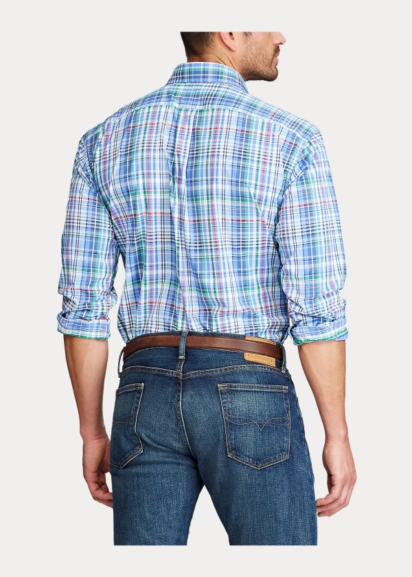 Ralph Lauren Plaid Performance Twill Shirt Blankyt Zelene Viacfarebný | NgdgqvHC