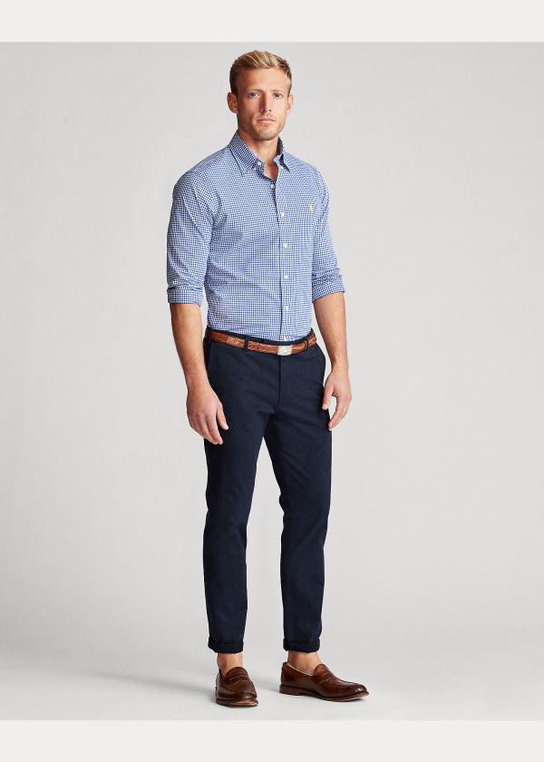 Ralph Lauren Plaid Poplin Shirt - All Fits Blankyt Bílé | wB1kbjdb