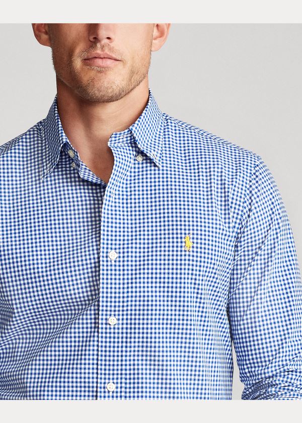Ralph Lauren Plaid Poplin Shirt - All Fits Blankyt Bílé | wB1kbjdb