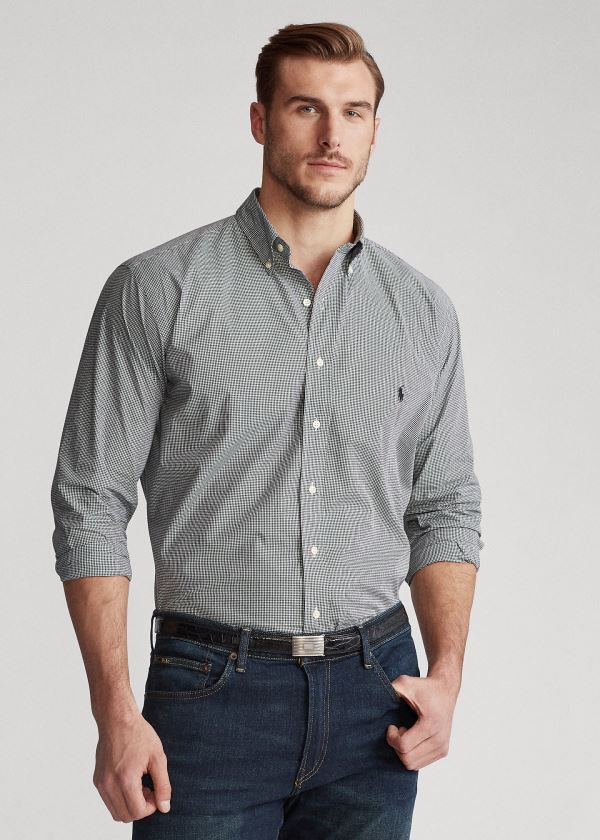 Ralph Lauren Plaid Poplin Shirt Šedé Bílé | jaobqOlh