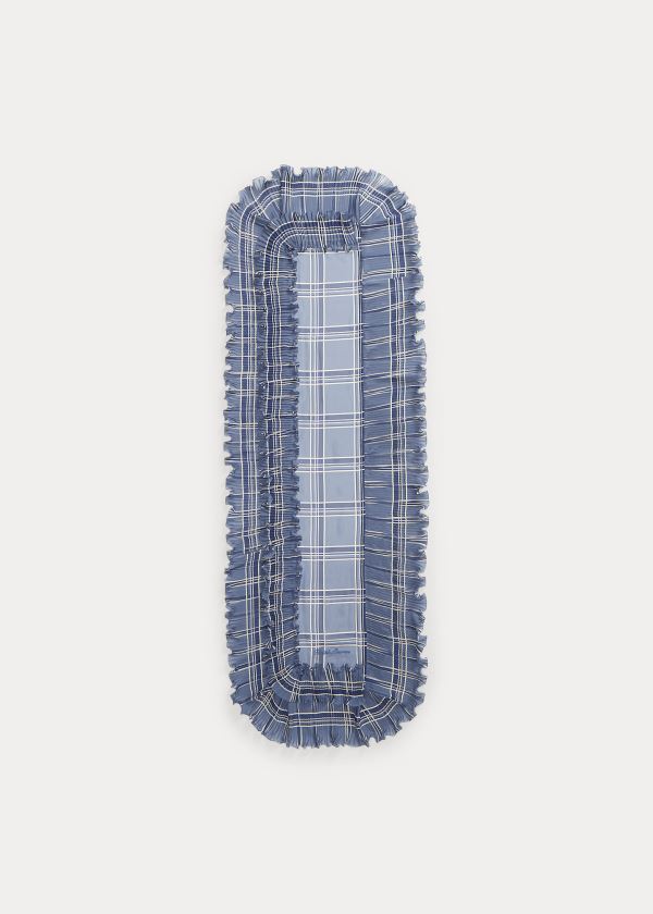 Ralph Lauren Plaid Ruffled Silk Scarf Blankyt Viacfarebný | s5twgzbO