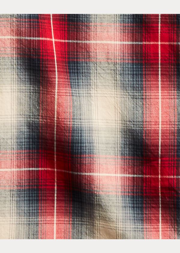 Ralph Lauren Plaid Twill Camp Shirt Červené Černé | 6krEEfZf