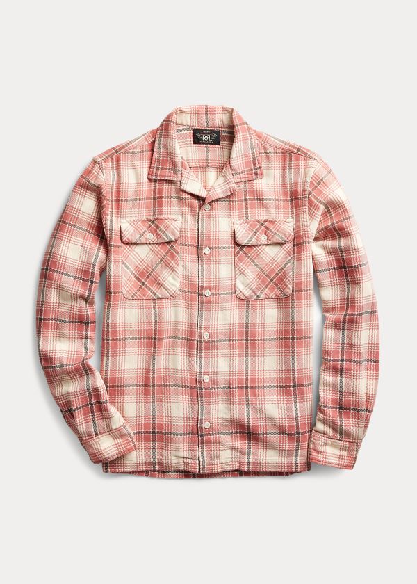 Ralph Lauren Plaid Twill Camp Shirt Červené | Vj9OAMFC