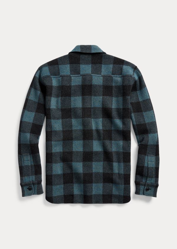 Ralph Lauren Plaid Workshirt Svetrové Blankyt Viacfarebný | r42nfxTS