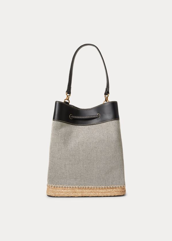 Ralph Lauren Platene Debby Drawstring Bag Černé | owqoDPu3