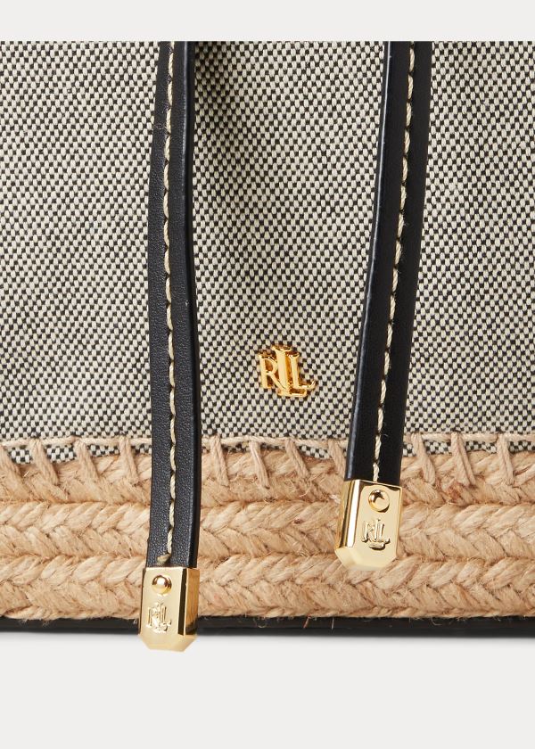 Ralph Lauren Platene Debby Drawstring Bag Černé | owqoDPu3