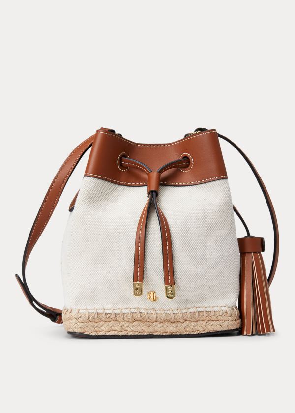 Ralph Lauren Platene Mini Debby Drawstring Krém Hnědé | VrkJJwgu