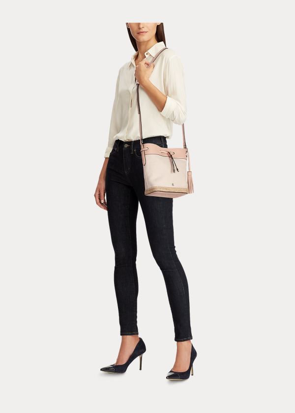 Ralph Lauren Platene Mini Debby Drawstring Růžové | ry1jFYhj