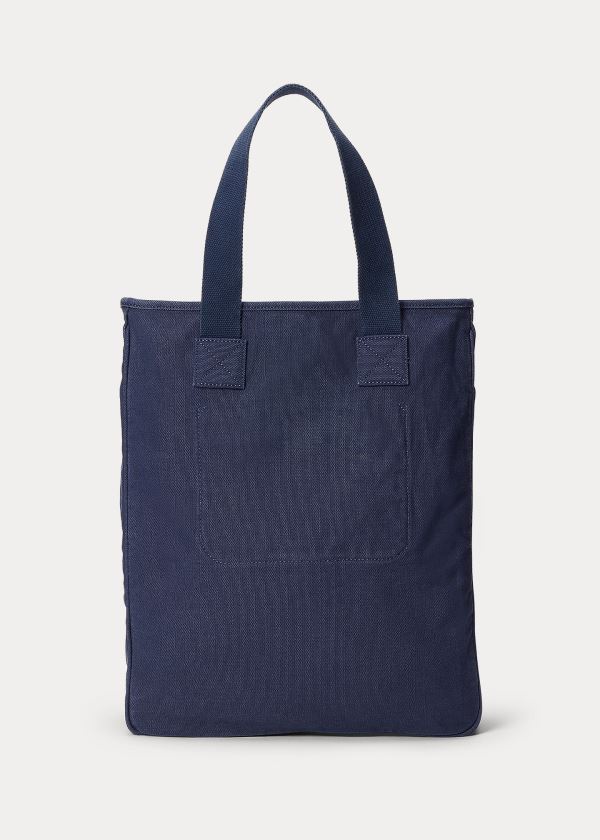 Ralph Lauren Platene Polo Sportovní Tote Tmavě Blankyt | 3Mw0Njuo