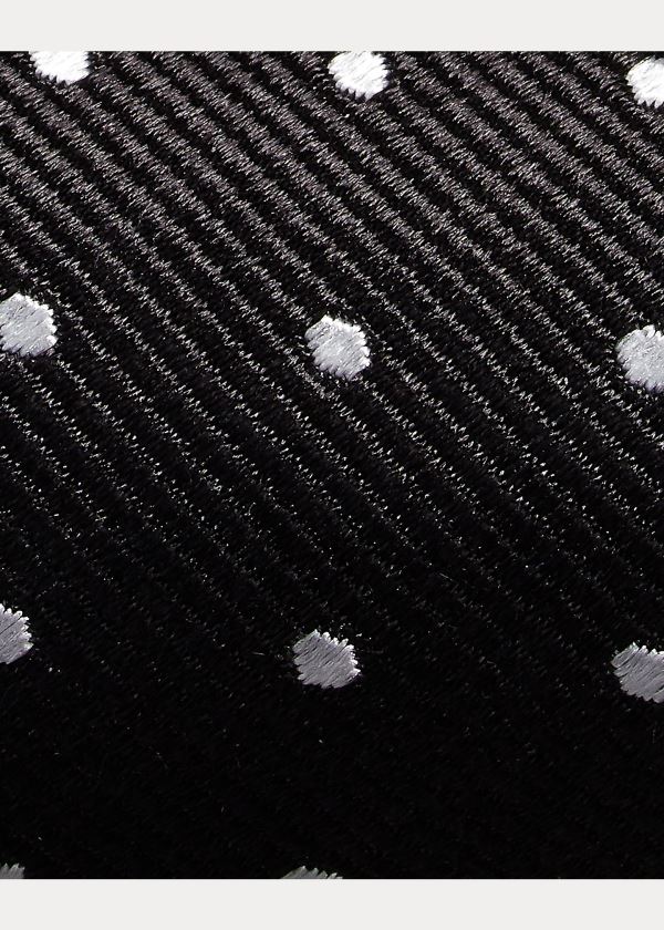 Ralph Lauren Polka-Dot Silk Repp Bow Tie Černé Bílé | oxzYcwnY