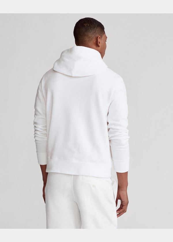 Ralph Lauren Polo 1992 Fleece Hoodie Bílé | 8Hm1K19L