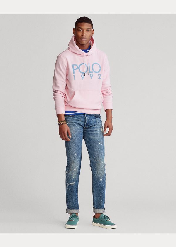 Ralph Lauren Polo 1992 Fleece Hoodie Růžové | FUT3MuoR