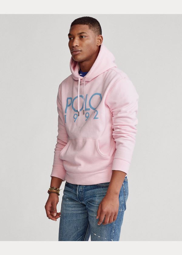 Ralph Lauren Polo 1992 Fleece Hoodie Růžové | FUT3MuoR
