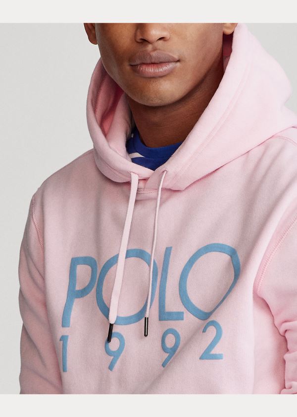 Ralph Lauren Polo 1992 Fleece Hoodie Růžové | FUT3MuoR