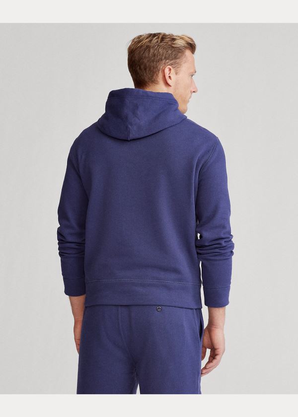 Ralph Lauren Polo 1992 Fleece Hoodie Tmavě Blankyt | H1bTIqnH