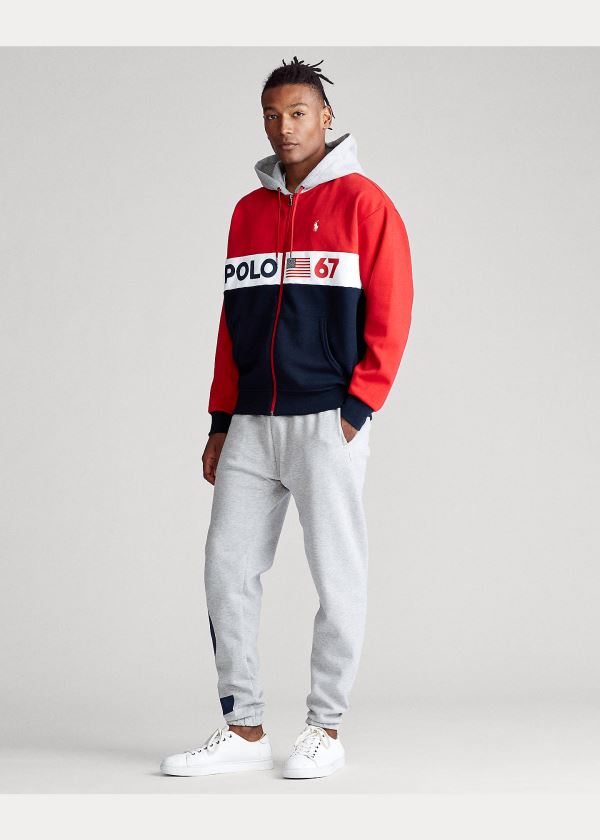 Ralph Lauren Polo 67 Hoodie Červené Viacfarebný | thK2Hz6C