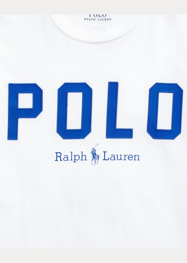 Ralph Lauren Polo Bavlněné Tee Bílé | nskaagns