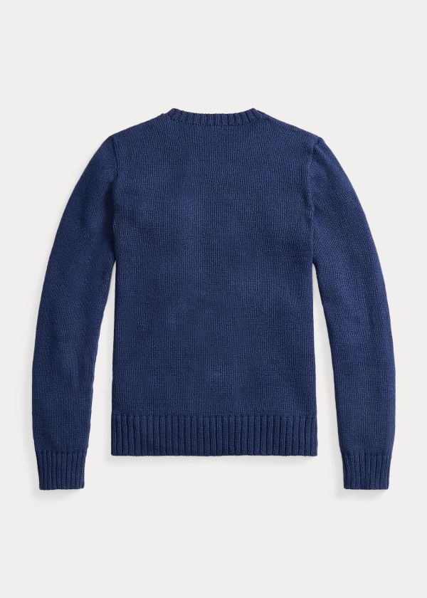 Ralph Lauren Polo Bear Bavlněné-Blend Svetrové Tmavě Blankyt | D0H1AiLk