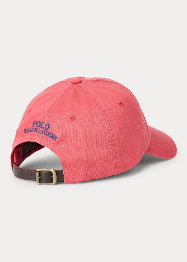 Ralph Lauren Polo Bear Chino Ball Cap Červené | ZHbO7tJU