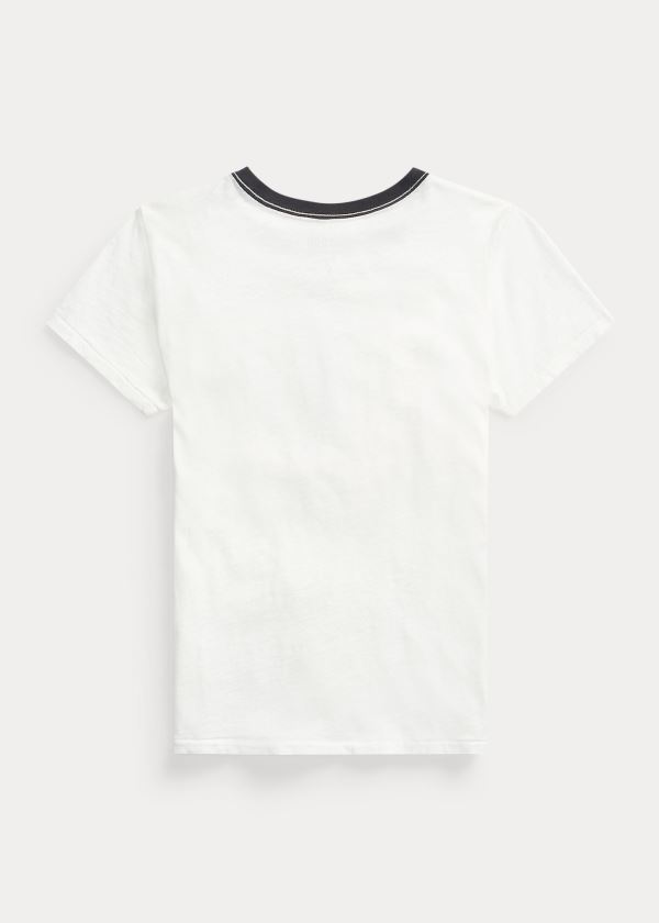Ralph Lauren Polo Bear Jersey Tee Bílé | meLqzlqk