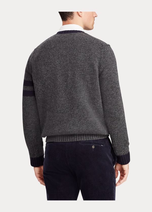Ralph Lauren Polo Bear Wool Svetrové Šedé | 3iHUpGx3