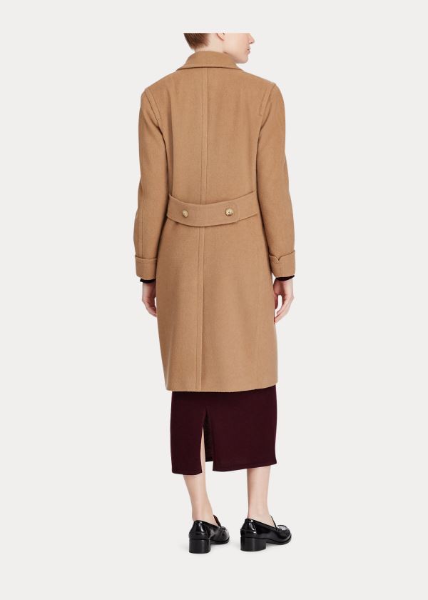 Ralph Lauren Polo Camel-Hair Coat Hnědé | mrpty1MC