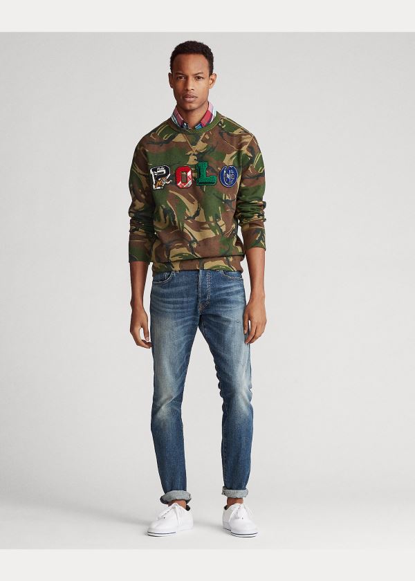 Ralph Lauren Polo Camo Fleece Sweatshirt Maskáčové | i0XBxpnU